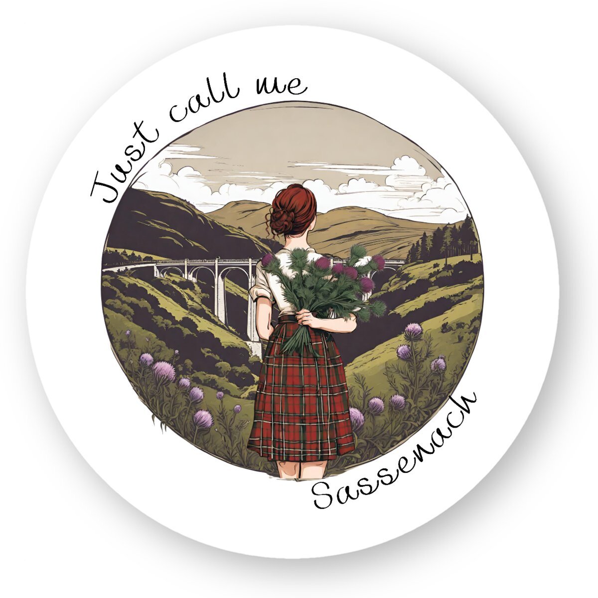 Stickers "Sassenach"