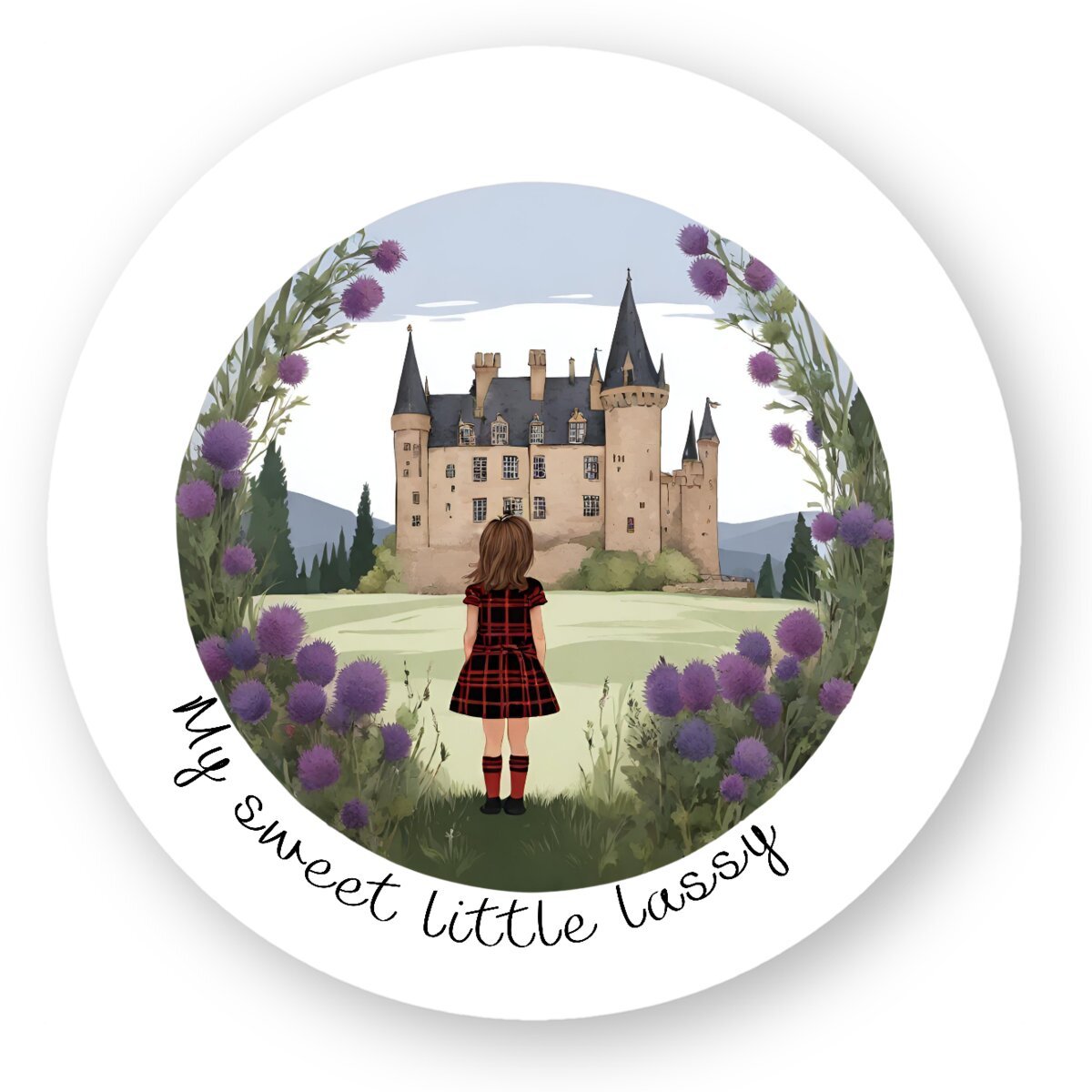 Stickers "My sweet little lassy"