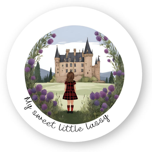 Stickers "My sweet little lassy"